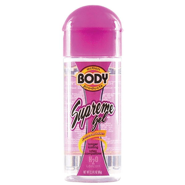 Body Action Supreme Water Based Gel - 2.3 oz Bottle