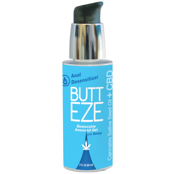Butt Eze Desensitizing Lubricant w/Hemp Seed Oil - 2 oz