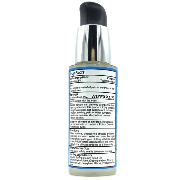Butt Eze Desensitizing Lubricant w/Hemp Seed Oil - 2 oz