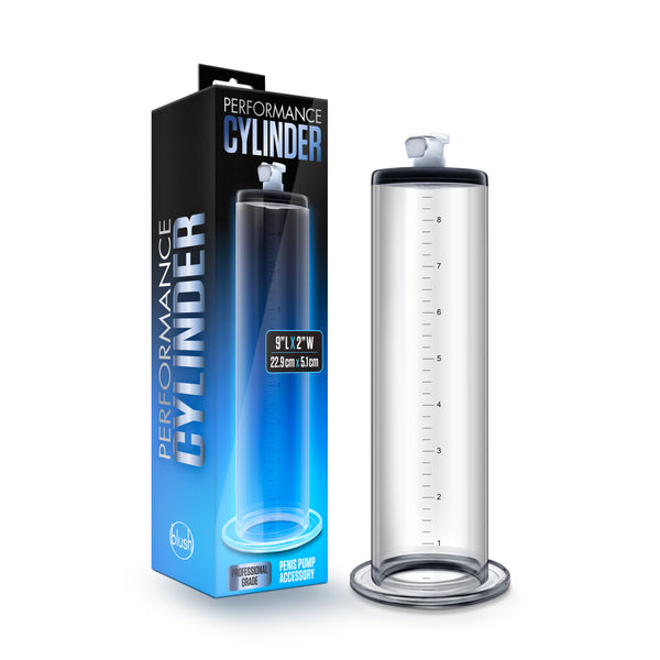 Performance  9 Inch X 2 Inch Penis Pump Cylinder   Clear