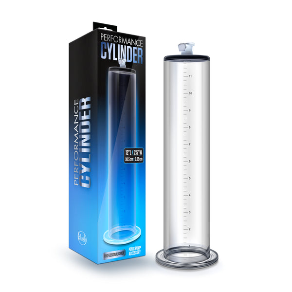 Performance  12 Inch X 2.5 Inch Penis Pump  Cylinder  Clear