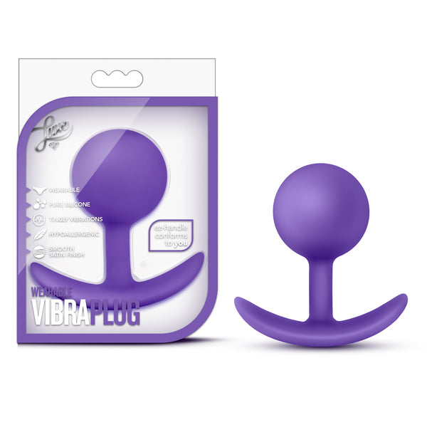 Luxe Wearable Vibra Plug - Purple