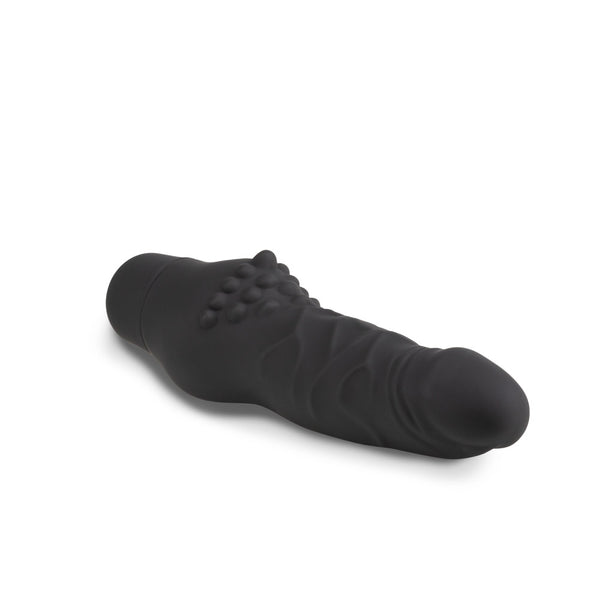 Silicone Willy's - Tex - 6.25 Inch Vibrating Dildo - Black