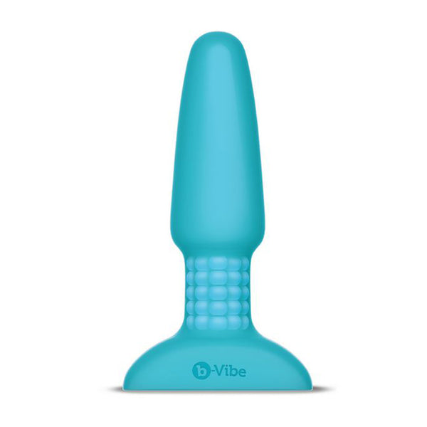 B Vibe Rimming Remote Anal Plug (Teal)
