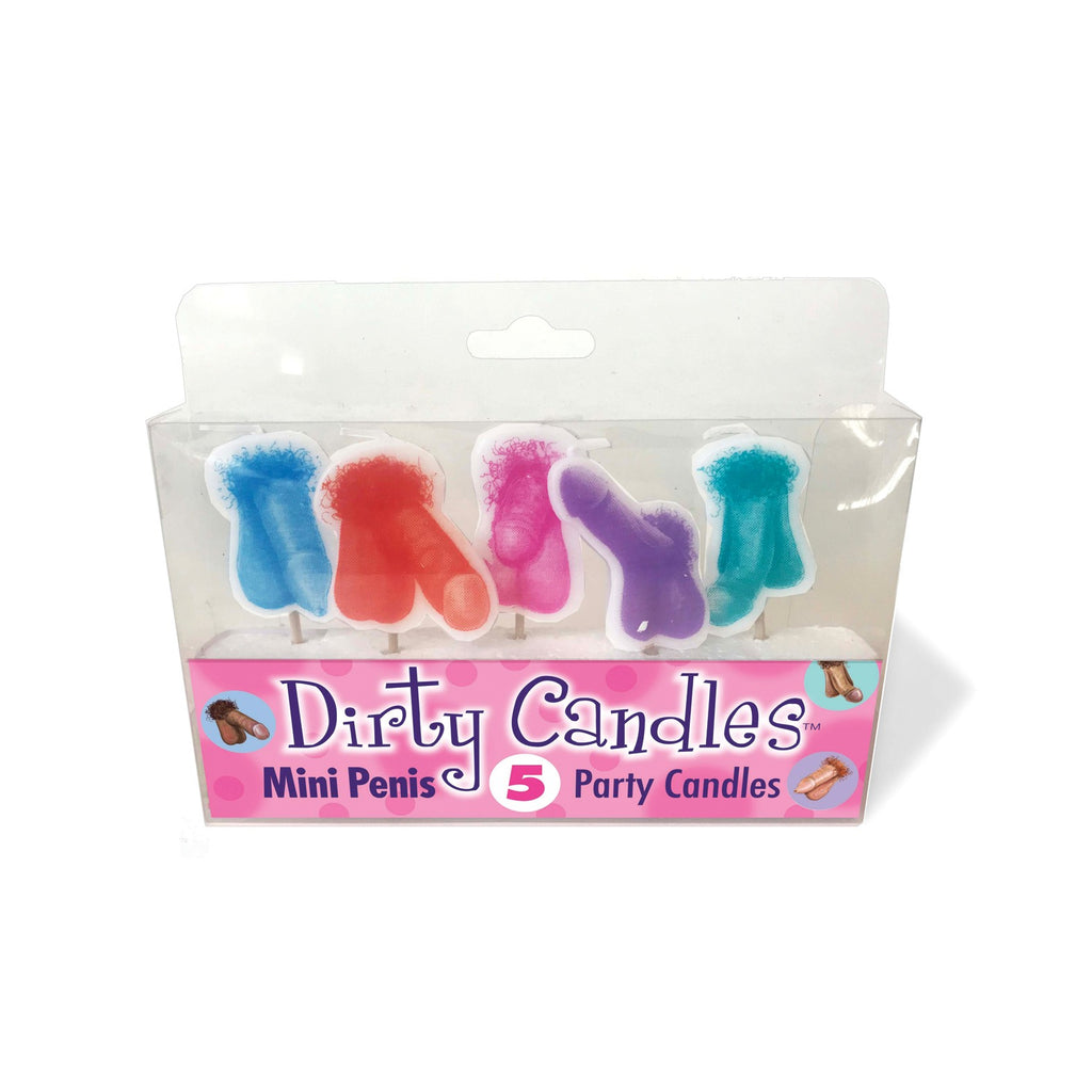 Mini Penis Dirty Candle Set - Set of 5