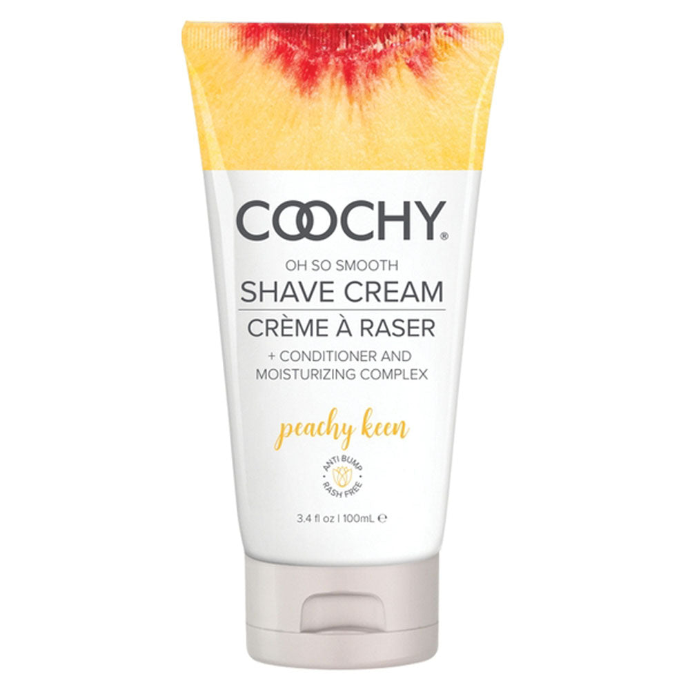 Coochy Oh So Smooth Shave Cream - Peachy Keen 3.4 Fl Oz 100ml