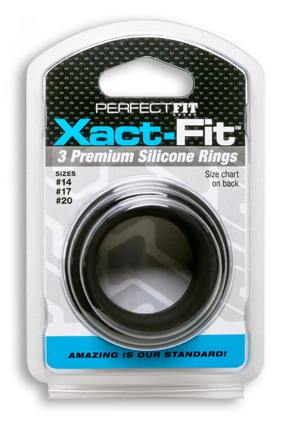 Perfect Fit Xact Fit 3 Ring Kit S/M/L - Black