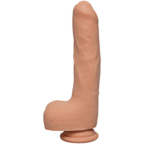 The D - Uncut D - 9 Inch With Balls - Ultraskyn - Vanilla
