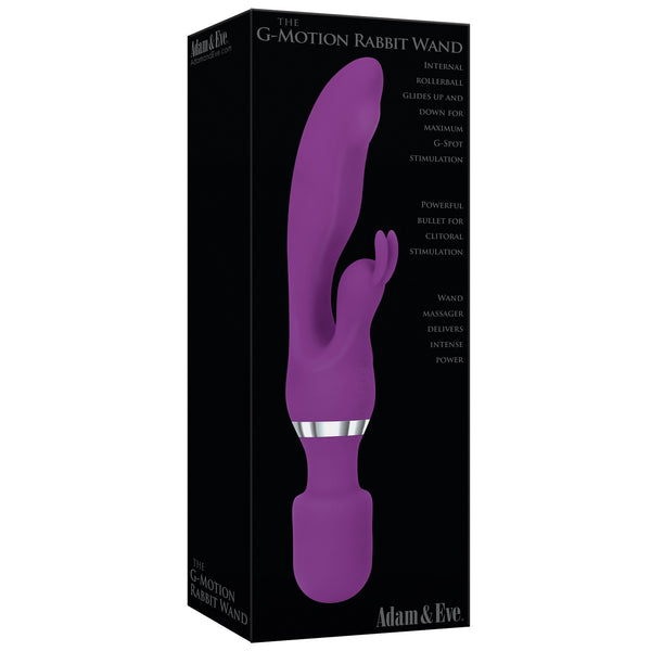 Adam & Eve Eve's The G Motion Rabbit Wand - Purple