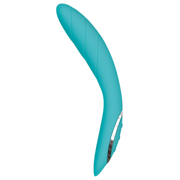 Adam & Eve G Gasm Curve Rechargeable Vibrator - Teal