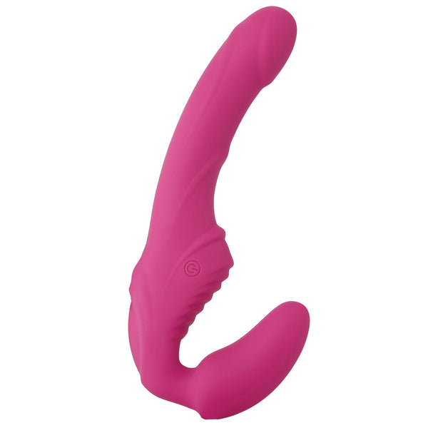 Adam & Eve Eve's Vibrating Strapless Strap On - Pink