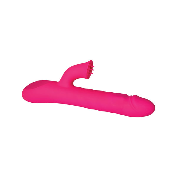 Adam & Eve Eve's Rotating Rabbit Flicker Dual Stim - Pink