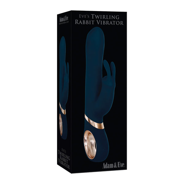 Adam & Eve Eve's Twirling Rabbit Vibrator - Blue
