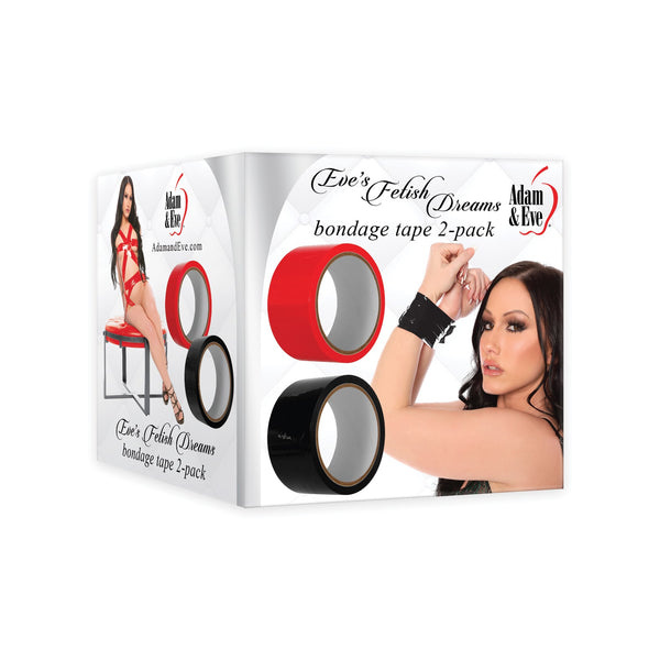 Adam & Eve Eve's Fetish Dreams Bondage Tape - 2 Pack