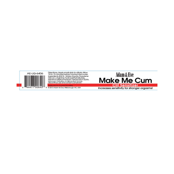 Adam & Eve Make Me Cum Clit Sensitizer - .5 oz