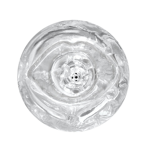 Adam & Eves Vibrating & Sucking Stroker - Clear