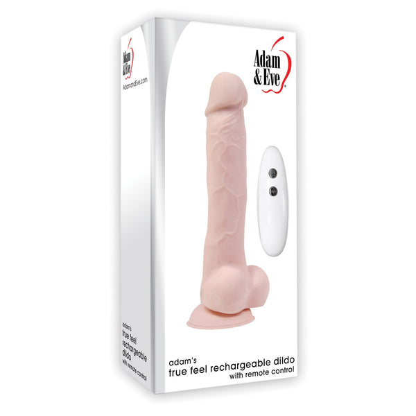 Adam & Eve Adam's True Feel Rechargeable Dildo - Flesh