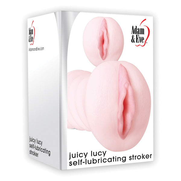 Adam & Eve Juicy Lucy Self Lubricating Stroker - White
