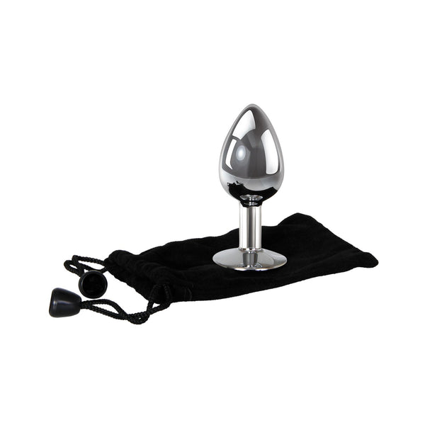 Adam & Eve Pink Gem Aluminium Anal Plug Medium