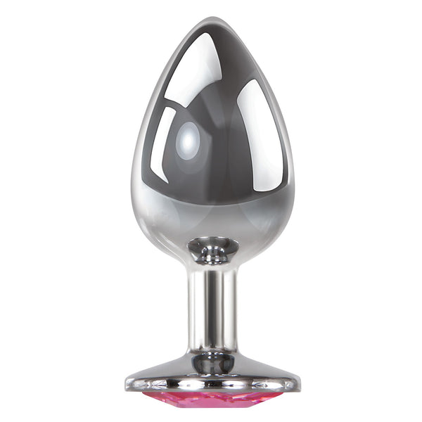 Adam & Eve Pink Gem Aluminium Anal Plug Large