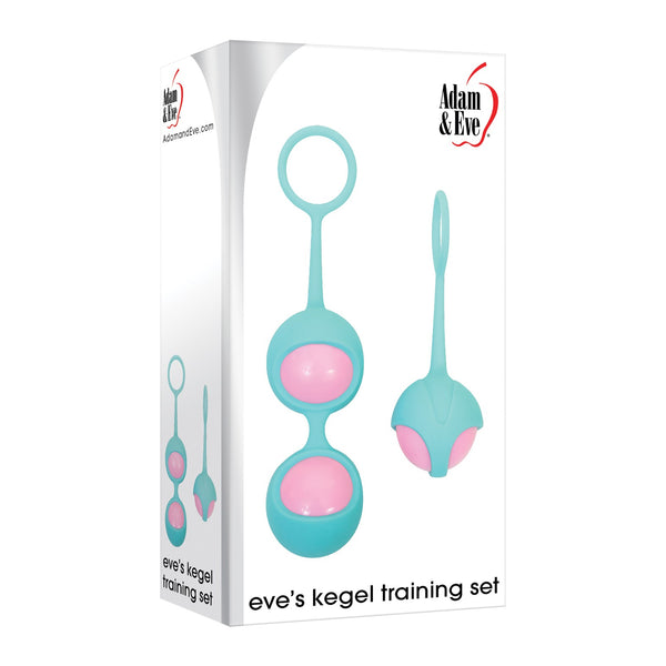Adam & Eve Eve's Kegel Training Set - Pink/Teal