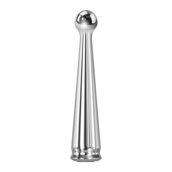 Adam & Eve Tease Me Rechargeable Metal Vibrator - Chrome