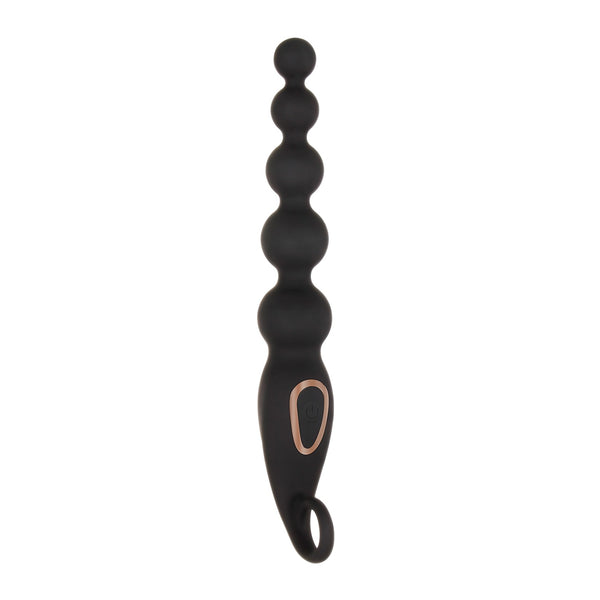 Adam & Eve Vibrating Anal Bead Stick - Black