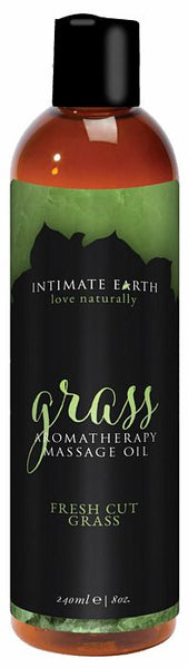 Intimate Earth Grass Massage Oil 8Oz