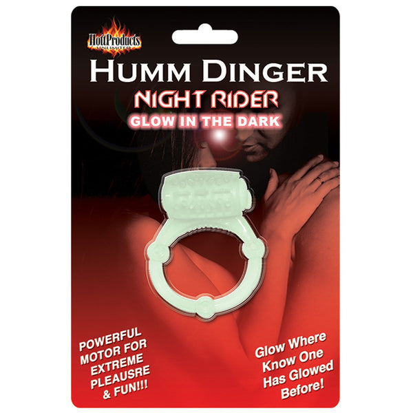 Humm Dinger Vibrating Cockring - Glow in the Dark