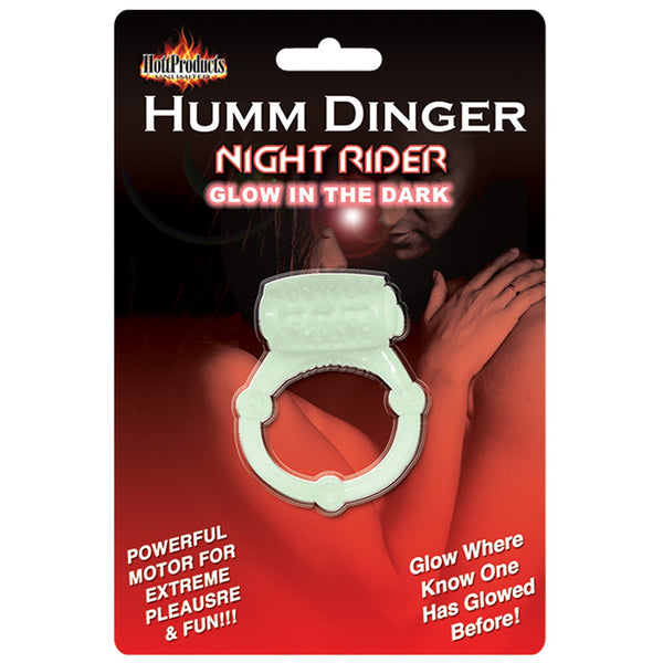 Humm Dinger Vibrating Cockring - Glow in the Dark