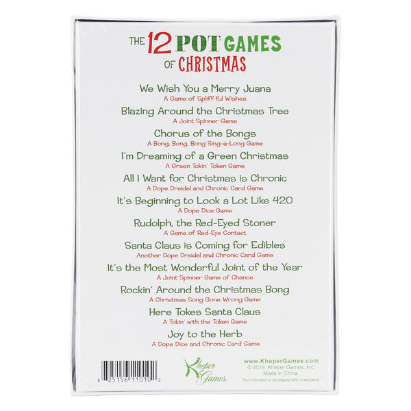 The 12 Pot Games of Christmas