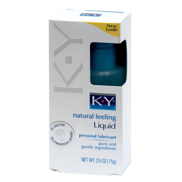 K-Y Natural Feeling Liquid - 2.5 oz