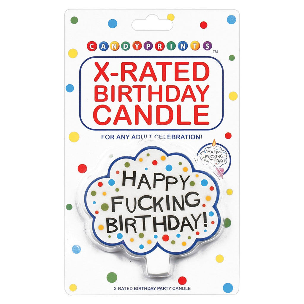Happy Fucking Birthday Candle