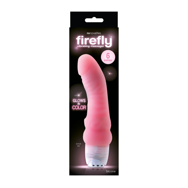Firefly 6" Vibrating Massager - Pink