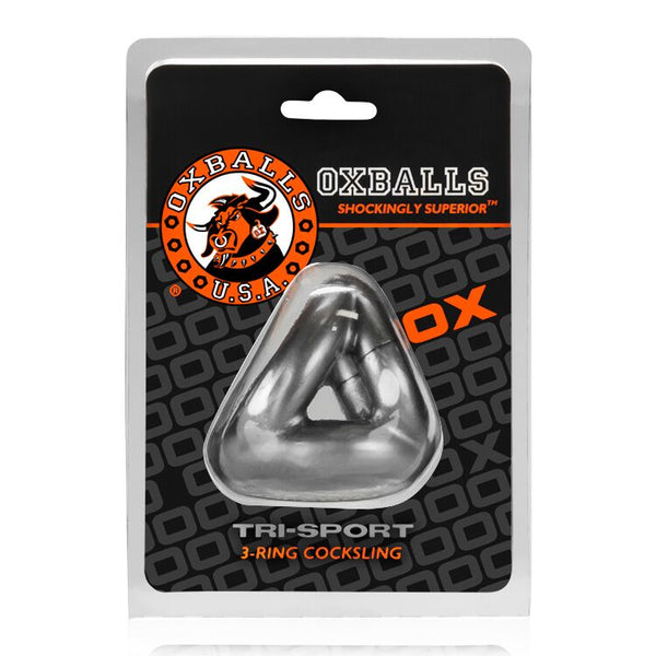 Oxballs Atomic Jock Tri Sport Cocksling - Steel