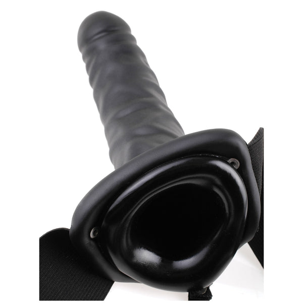 Fetish Fantasy Series 8" Hollow Strap-on - Black