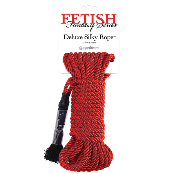 Fetish Fantasy Series Deluxe Silky Rope - Red