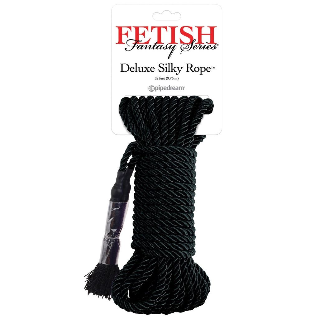 Fetish Fantasy Series Deluxe Silky Rope - Black