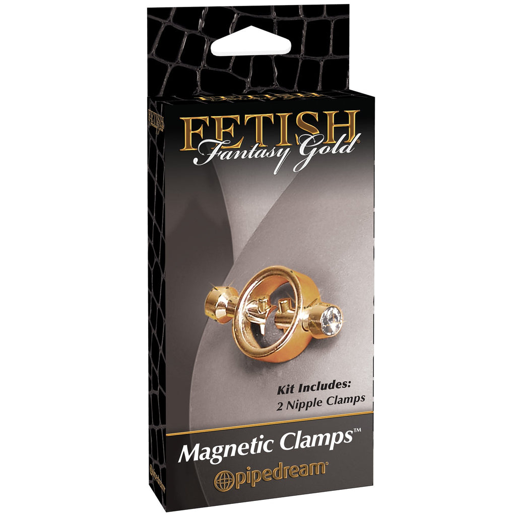Fetish Fantasy Gold Magnetic Clamps - Gold