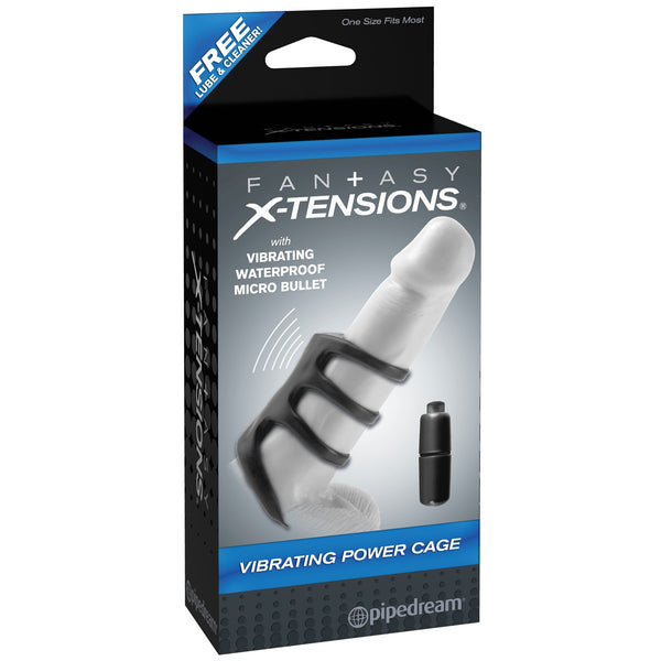 Fantasy X-Tensions Vibrating Power Cage - Black