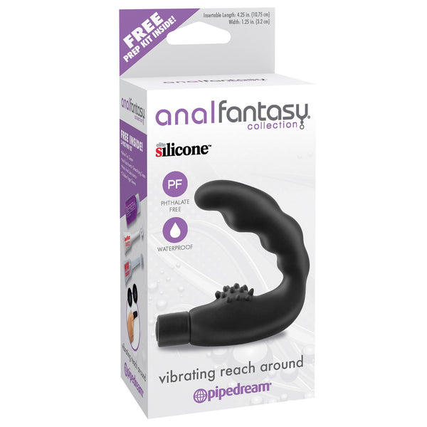 Anal Fantasy Collection Vibrating Reach Around - Black