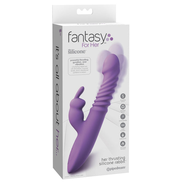 Fantasy for Her Her Thrusting Silicone Rabbit