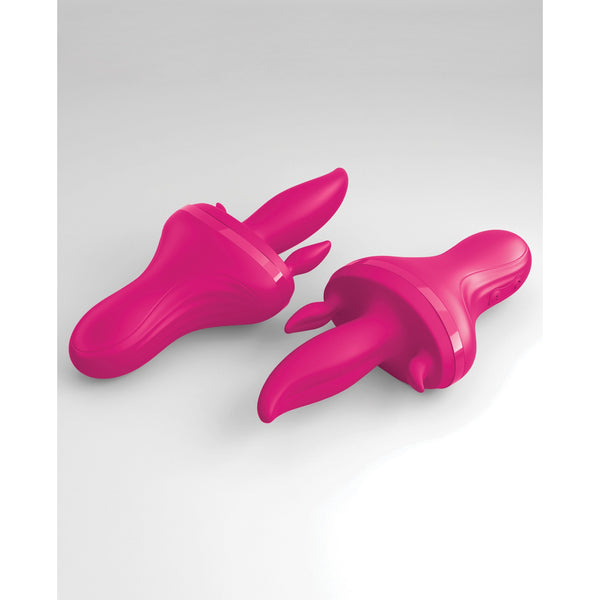 Threesome Holey Trinity Triple Tongue Vibrator - Pink