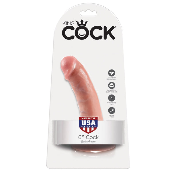 King Cock 6-Inch Cock - Flesh