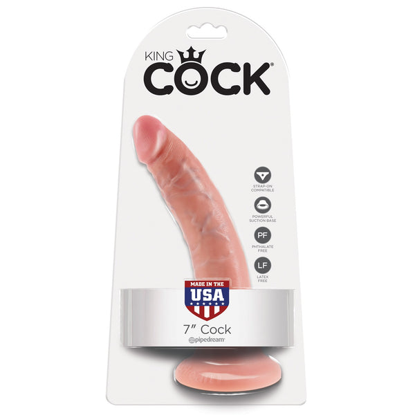 King Cock 7-Inch Cock - Flesh