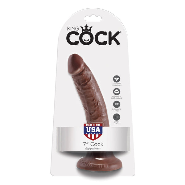 King Cock 7-Inch - Brown