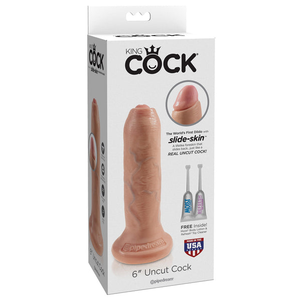 King Cock 6" Uncut - Light