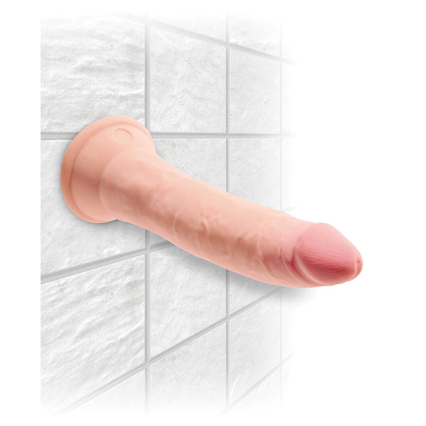 King Cock Plus Triple Density 7 Inch Cock - Flesh