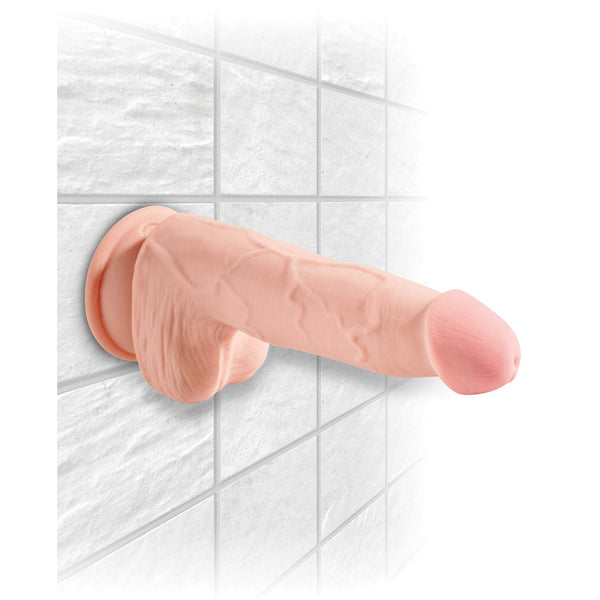 King Cock Plus Triple Density 5 Inch Cock With Balls - Flesh