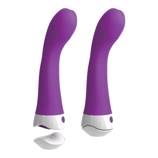 Threesome Wall Banger G Silicone Vibrator - Purple